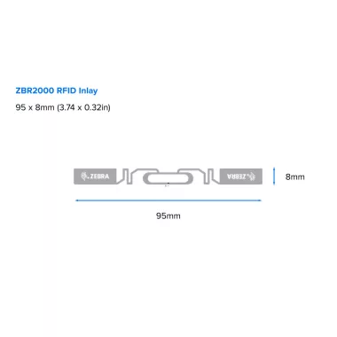 ZEBRA ZIPRT3014647 Zebra ZBR2000 Inlay RFID Label ZEBRA ZIPRT3014647 Zebra ZBR2000 Inlay RFID Label