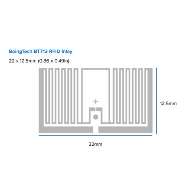 ZEBRA ZIPRT3016014 Boingtech BT713 Inlay RFID Label