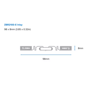 ZEBRA ZIPRT3017011 ZBR2100-E Inlay