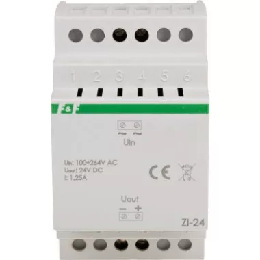 F&F Moduláris tápegység 1,25A 100-264V AC, 24V DC, 50W