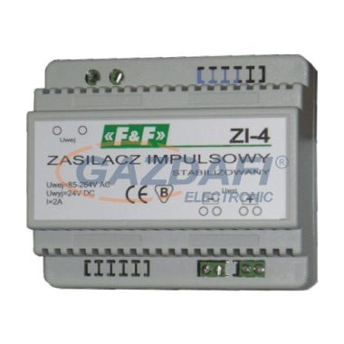 F&F Moduláris tápegység 2A 85-264V AC, 24V DC, 50W