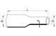 TRACON ZS032P Zsugorcső, vékonyfalú, 2:1 zsugorodás, piros 3,2/1,6mm, POLIOLEFIN