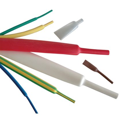   TRACON ZS048FEH Zsugorcső, vékonyfalú, 2:1 zsugorodás, fehér 4,8/2,4mm, POLIOLEFIN