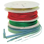   TRACON ZS048SZ-D Zsugorcső, vékonyfalú, 2:1 zsugorodás, szürke, dobon 4,8/2,4mm, POLIOLEFIN