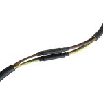   TRACON ZSRSET-1DB Kötéskészlet szalagárnyékolású, 4-erű kábelhez, gyantás 4×6mm2-4×25mm2, (4×19/6mm, l=150mm)+(1×51/16mm, L=500mm)