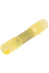 TRACON ZSTHS Zsugorodó szigetelésű toldóhüvely, elektrolitréz, sárga 4mm2, (L=41mm, d1=3,6mm), PO