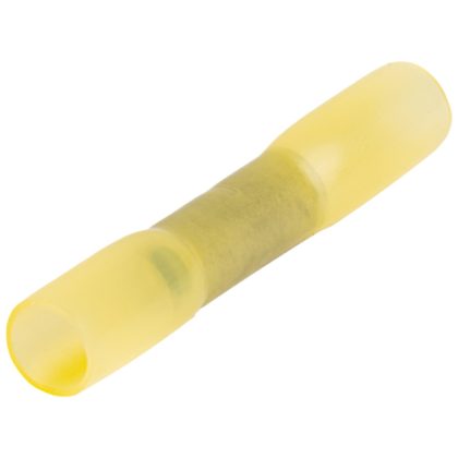   TRACON ZSTHS Zsugorodó szigetelésű toldóhüvely, elektrolitréz, sárga 4mm2, (L=41mm, d1=3,6mm), PO