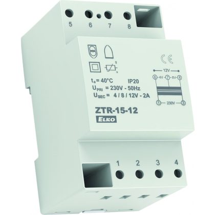 Elko ZTR-15-12 csengőtranszformátor