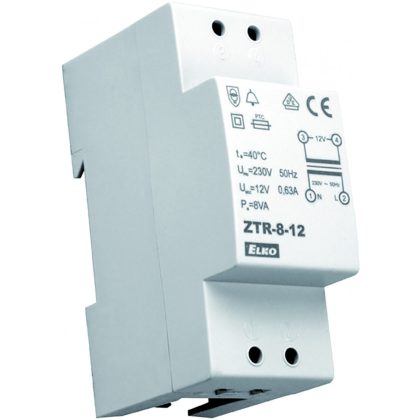 Elko ZTR-8-12 Csengőtranszformátor / 2 modul, 12V