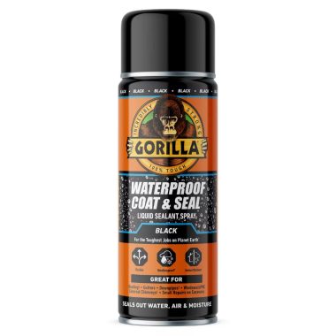 Gorilla Coat & Seal Vízálló Bevonat és Tömítő SPRAY Fekete 450ml ( 115173)