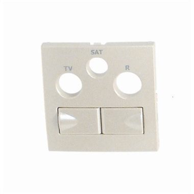 efapel 90773 TPE 21546 multimédia aljzat fedlap, gyöngyház