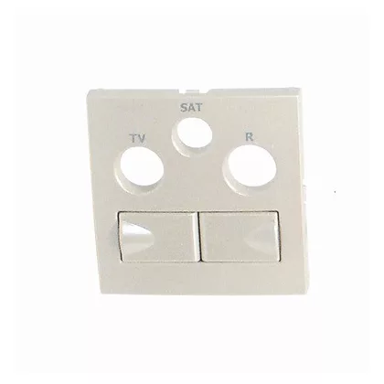   efapel 90773 TPE 21546 multimédia aljzat fedlap, gyöngyház