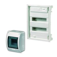 Wall mounted electrical distribution boards