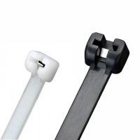 Cable tie with metal blades