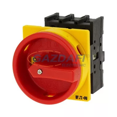 EATON 110198 P1-32/E/SVB Főkapcsoló VÉSZ-KI 3p 32A beép., PE/N nélkül