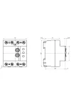 EATON 111760 PDIM-40/4 Szivárgóáram-kijelző PDIM EATON 111760 PDIM-40/4 Szivárgóáram-kijelző PDIM