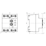 EATON 111760 PDIM-40/4 Szivárgóáram-kijelző PDIM