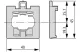 EATON 116016 M22-SWD-A4 SWD előlapi felerősítő adapter - 5