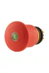 EATON 121463 M22-PVT45P-MPI Mech.állásjelzős VÉSZ-KI gomba 45mm, tekerő nyugt.