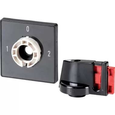 EATON 1319856 QMHANDLECO Forgatógomb, fekete, (1-0-2) átkapcsolóhoz