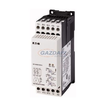   EATON 134911 DS7-340SX012N0-N Lágyindító, 24 V AC/DC, 12 A, 5,5 kW