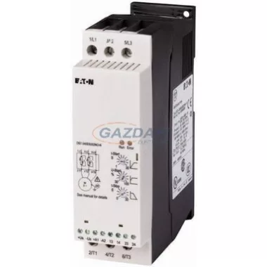 EATON 134914 DS7-340SX032N0-N Lágyindító, 24 V AC/DC, 32 A, 15 kW