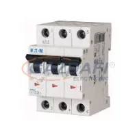 3 pole + N modular circuit breakers