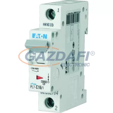 EATON 165065 PL7-C8/1 Kismegszakító, 10kA 1pól.