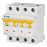 EATON 165180 PL7-C25/4 Kismegszakító, 10kA 4pól.