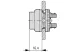 EATON 167436 M22S-DRLH-A Világító nyomógomb, magas, narancs, reteszelt - 9