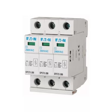 EATON 167590 SPCT2-175/3 komplett túlfesz. levezető, C, 3p, Uc=175V AC