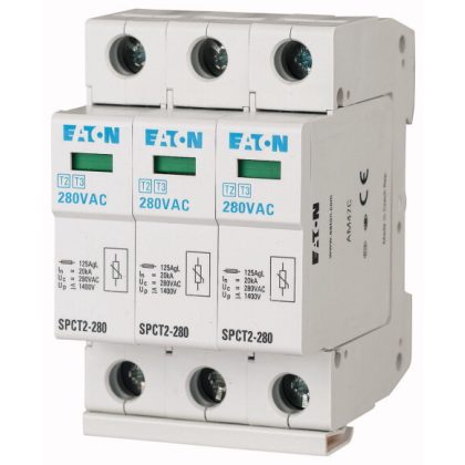 EATON 167600 SPCT2-335/3 komplett túlfesz. levezető, C, 3p, Uc=335V AC