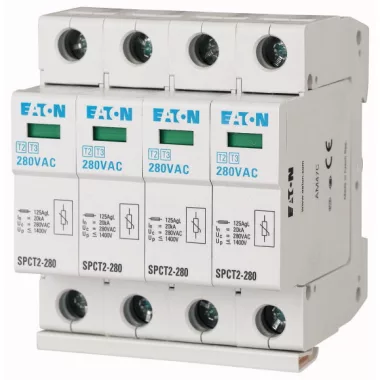 EATON 167601 SPCT2-335/4 komplett túlfesz. levezető, C, 4p, Uc=335V AC