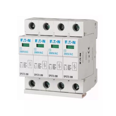 EATON 167611 SPCT2-460/4 komplett túlfesz. levezető, C, 4p, Uc=460V AC