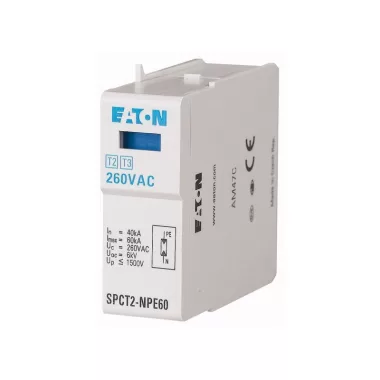 EATON 167617 SPCT2-NPE60 túlfesz. lev. betét C,D, SP.T.-hoz, Uc=260V AC