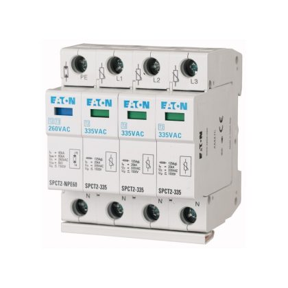 EATON 167624 SPCT2-385-3+NPE komplett túlfesz. levezető, C, 3p+N, Uc=385V AC