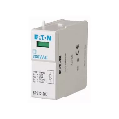 EATON 168740 SPET2-280 túlfesz. levezető betét C, SPET2-höz, Uc=280V AC