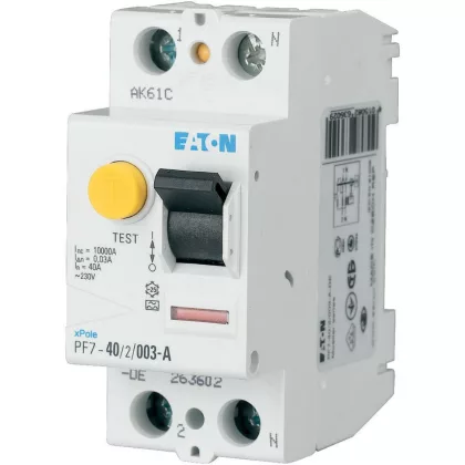 EATON 170281 FRCMM-16/2/05-A Comutator de protecție curent 10kA 2 poli. EATON 170281 FRCMM-16/2/05-A Comutator de protecție curent 10kA 2 poli.