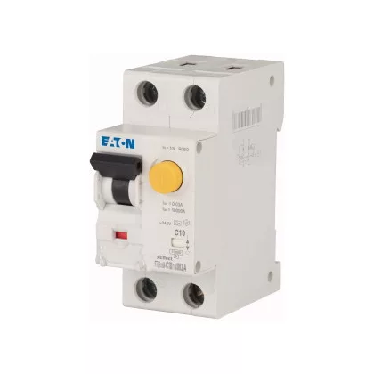 EATON 170617 FRBMM-C10/1N/003-A Áramvédő-kismegszak. 10kA 1p+N EATON 170617 FRBMM-C10/1N/003-A Áramvédő-kismegszak. 10kA 1p+N