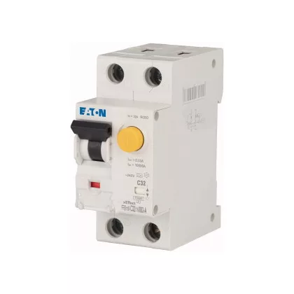 EATON 170622 FRBMM-C32/1N/003-A Áramvédő-kismegszak. 10kA 1p+N EATON 170622 FRBMM-C32/1N/003-A Áramvédő-kismegszak. 10kA 1p+N