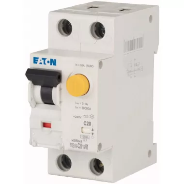 EATON 170678 FRBMM-C20/1N/01 Áramvédő-kismegszak. 10kA 1p+N EATON 170678 FRBMM-C20/1N/01 Áramvédő-kismegszak. 10kA 1p+N