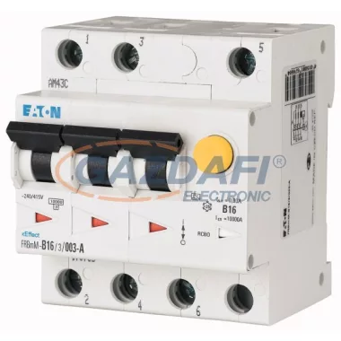 EATON 170733 FRBMM-B10/3/003-A Áram-védőkapcsoló 10kA 3pól. EATON 170733 FRBMM-B10/3/003-A Áram-védőkapcsoló 10kA 3pól.
