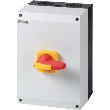 EATON 172797 DMM-160/4/I5/P-R Főkapcs 160A 4p tokozott,lakatolható,piros-sárga