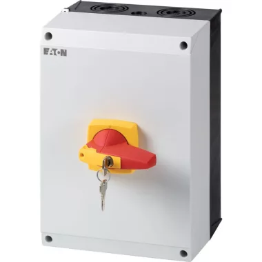 EATON 172803 DMM-160/3/I5/C-R Főkapcs 160A 3p tokozott,hengerzár,piros-sárga