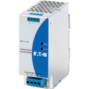 EATON 172883 PSG120F24RM Tápegység, 3f, 3x320-600V AC, 24V DC, 5A, 120W