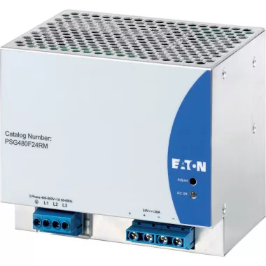 EATON 172885 PSG480F24RM Tápegység, 3f, 3x320-600V AC, 24V DC, 20A, 480W