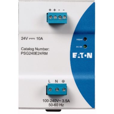 EATON 172893 PSG240E24RM Tápegység, 1f, 85-264V AC, 24V DC, 10A, 240W