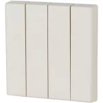 EATON 172990 CWIZ-04/32 Rockers, neutral, gloss finish, 4-fold, Cream
