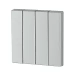 EATON 172993 CWIZ-04/33 Rockers, neutral, gloss finish, 4-fold, Silver