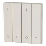 EATON 172999 CWIZ-04/42 Rockers, I/0, gloss finish, 4-fold, Cream